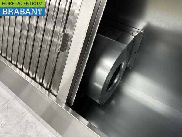 Stainless steel extractor hood fume hood Premium-line motor 1500 cubic meters oblique model 160 cm 230V Horeca - Image 5