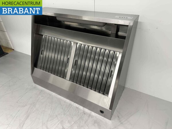 Stainless steel Extractor Hood Hood Motor 1500 kuub Premium-line Angled Model 120 cm 230V Horeca - Image 3