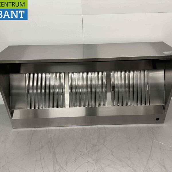 Stainless steel HCB Extractor Hood Hood Premium-line Motor 2000 Kuub Box Box model 200cm 230V Horeca