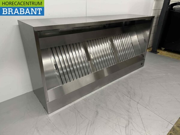 Stainless steel HCB Extractor Hood Hood Premium-line Motor 2000 Kuub Box Box model 200cm 230V Horeca - Image 3