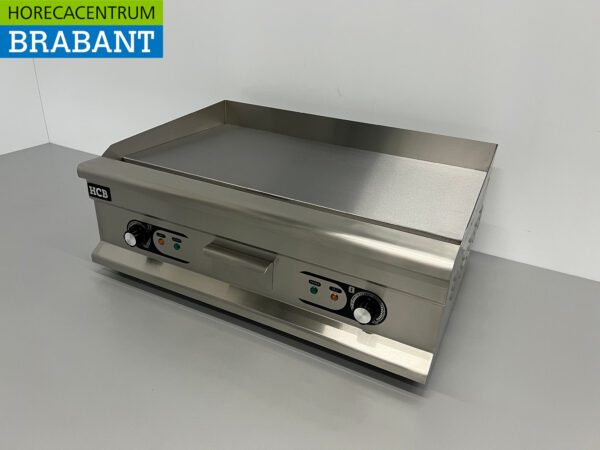 Stainless steel Grill Plate Griddle Smooth griddle 75 cm 400V Horeca - Image 2