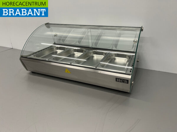 HCB Hot display case 4 x 1/3 GN/gastronorm 46 liters 230V Horeca - Image 3