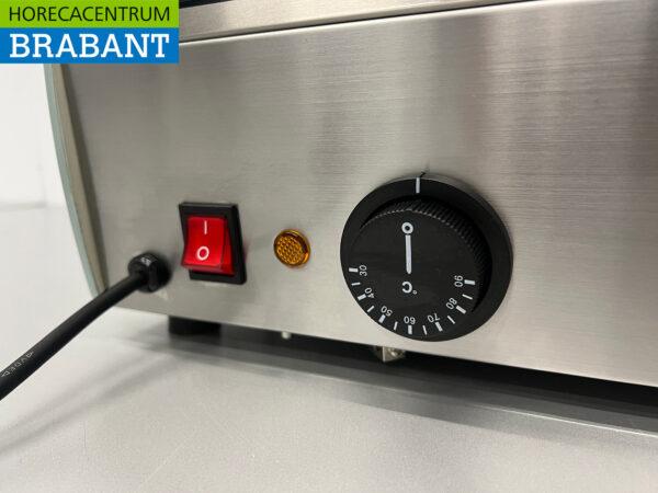 HCB Hot display case 4 x 1/3 GN/gastronorm 46 liters 230V Horeca - Image 9