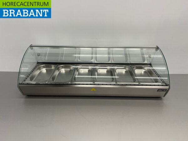 HCB Hot display case 6 x 1/3 GN 68 liters 230V Horeca