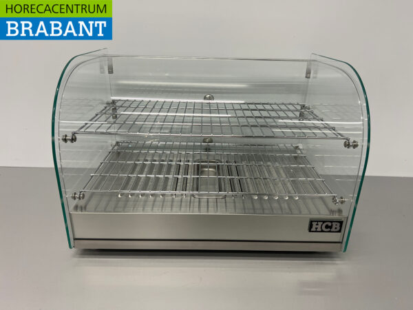 Stainless steel Hot Display Case 45 liters 55,4 cm 230V Horeca
