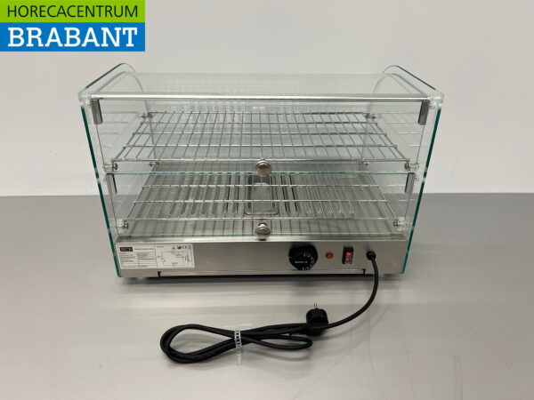 Stainless steel Hot Display Case 45 liters 55,4 cm 230V Horeca - Image 5