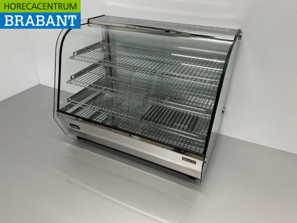 Stainless steel Luxury hot display case 160 liters 86 cm 230V Horeca - Image 2
