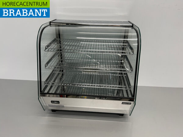 Stainless steel Luxury hot display case 120 liters 68 cm 230V Horeca