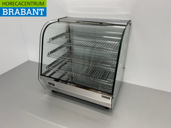 Stainless steel Luxury hot display case 120 liters 68 cm 230V Horeca - Image 2