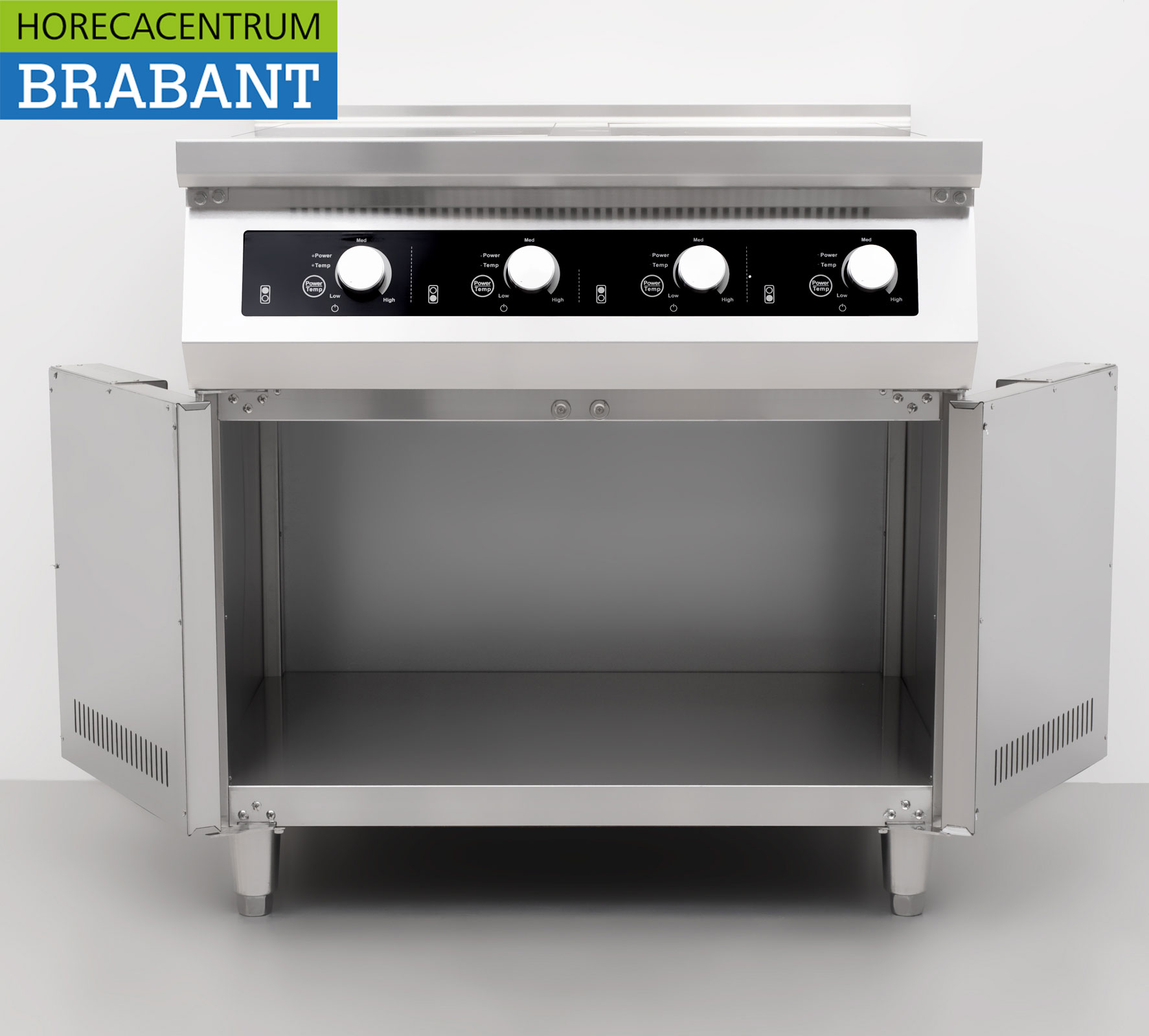 HCB stainless steel Induction stove hob 4 burners 17 kW 400V 80 cm Horeca - Image 6