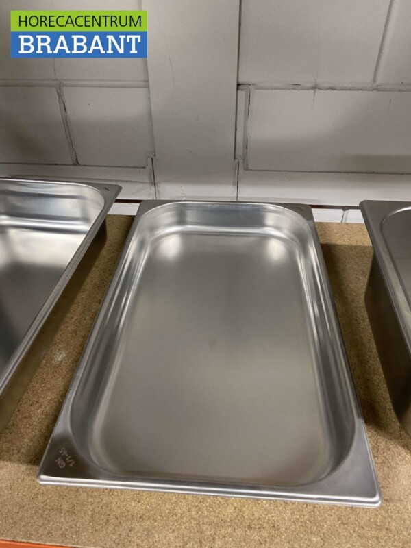 Stainless steel HCB Gastronorm Tray GN Tray 1/1 Depth 65 mm Catering