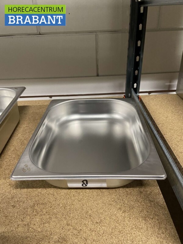 Stainless steel HCB Gastronorm Tray GN Tray 1/2 Depth 65 mm Catering
