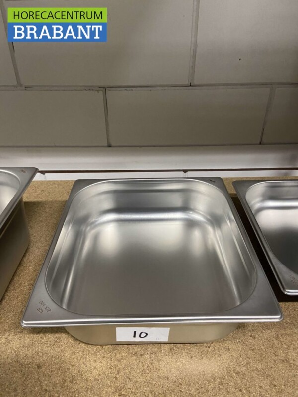 Stainless steel Gastronorm Tray GN Tray 2/3 Depth 100 mm Catering