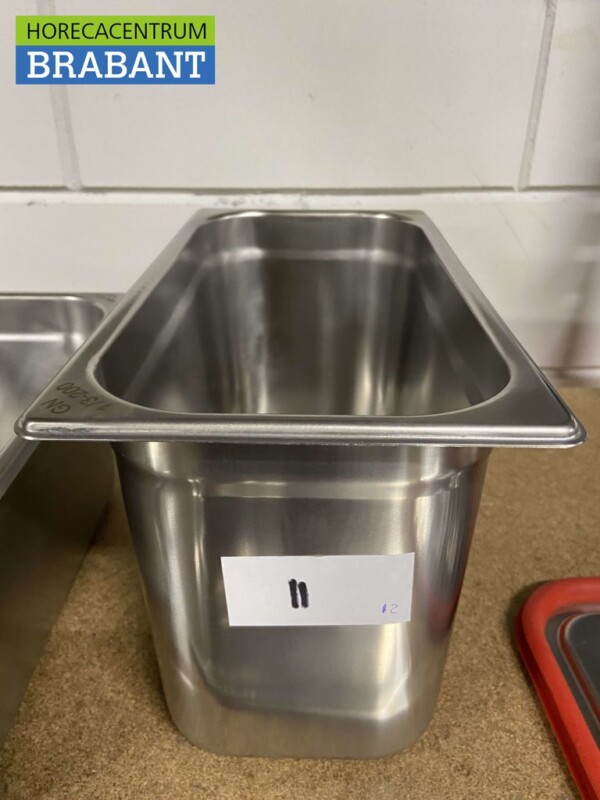 Stainless steel Gastronorm Tray GN Tray 1/3 Depth 200 mm Catering