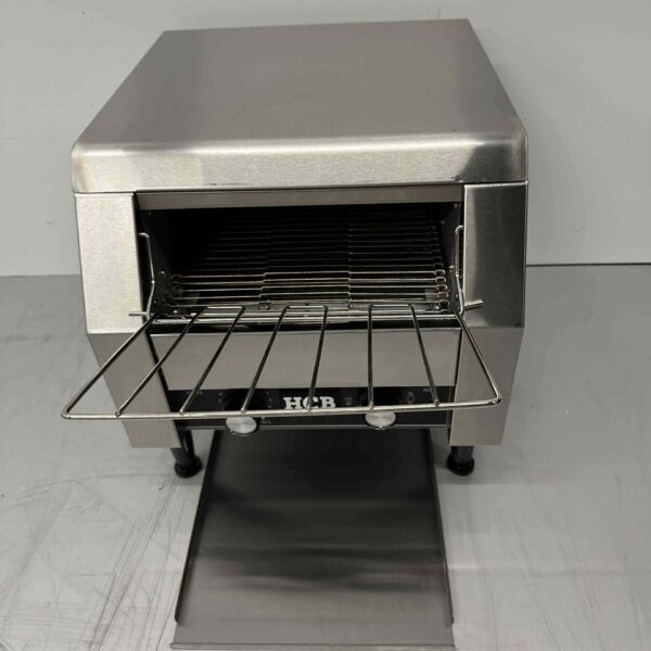 Stainless steel Walk-through toaster Bread toaster Conveyor oven 300 pieces 230V Catering