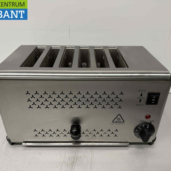 Stainless steel Toaster Bread toaster 6 slices 230V Catering