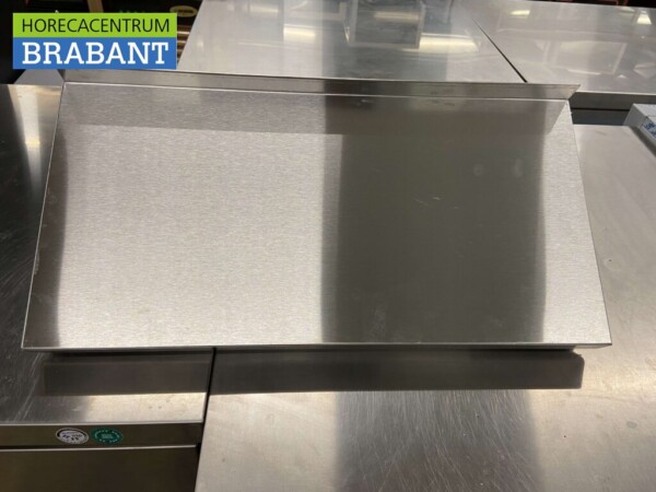 Stainless steel Wall Shelf with brackets 60 x 30 x 25 cm Catering