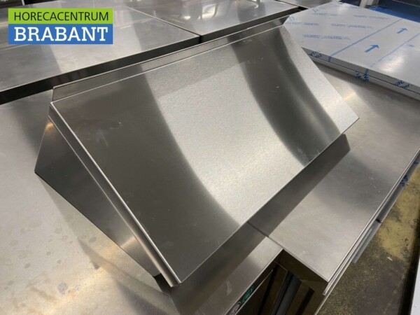 Stainless steel Wall Shelf with brackets 60 x 30 x 25 cm Catering - Image 2