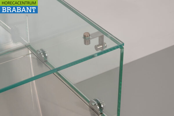 Stainless steel Top-up display case Top-up refrigerated display case saladière 7 x 1/3 GN 160 cm Horeca - Image 6