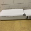 Stainless steel Top-up display case Top-up refrigerated display case saladière 3 x 1/3 and 1 x 1/2 GN 120 cm Horeca