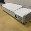 Stainless steel Top-up display case Top-up refrigerated display case saladière 3 x 1/3 and 1 x 1/2 GN 120 cm Horeca - Image 2