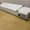 Stainless steel Top-up display case Top-up refrigerated display case saladière 5 x 1/3 and 1 x 1/2 GN 150 cm Catering - Image 2