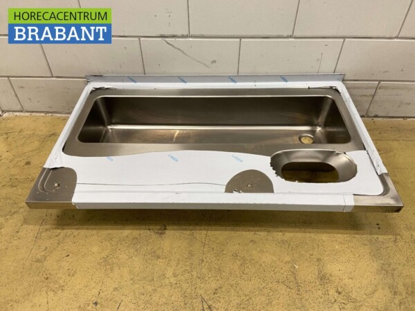 Stainless steel Sink Sheet Sink 120 x 70 cm Horeca