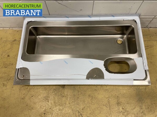 Stainless steel Sink Sheet Sink 120 x 70 cm Horeca - Image 2