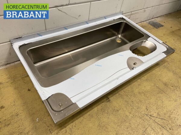 Stainless steel Sink Sheet Sink 120 x 70 cm Horeca - Image 4