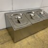 Stainless steel GN tray holder 3 x 1/6 gastronorm GN 50,5 cm Horeca - Image 3