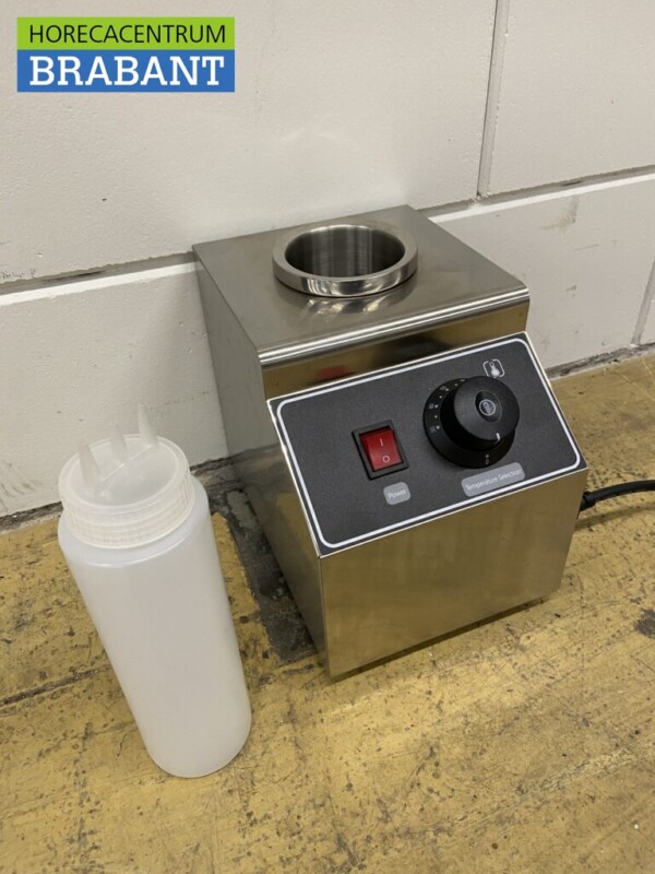 Stainless steel Sauce Warmer Bottle Warmer 1 x 950 ml Chocolate Cheese Jam Whiskey 230V Horeca - Image 2