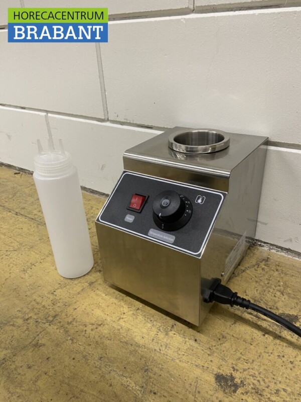 Stainless steel Sauce Warmer Bottle Warmer 1 x 950 ml Chocolate Cheese Jam Whiskey 230V Horeca - Image 3