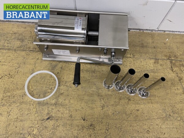Stainless steel Horizontal stuffing can stopper sausage filler 3 liters Catering Butchery - Image 4