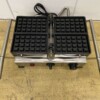 Stainless steel tilting waffle iron with timer 230V Catering - Image 2
