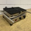 Stainless steel tilting waffle iron with timer 230V Catering - Image 4