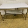 Stainless Steel Work Table Basic-line 140 x 70 x 85 cm Catering