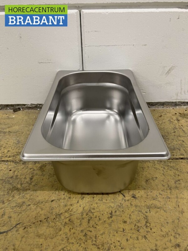 Stainless steel Gastronorm Tray GN Tray 1/4 Depth 100 mm Catering