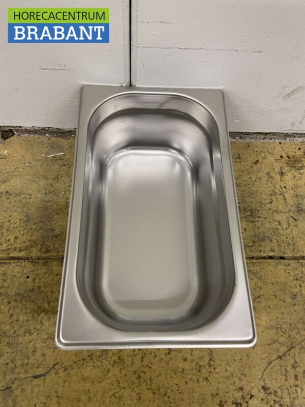 Stainless steel Gastronorm Tray GN Tray 1/4 Depth 100 mm Catering - Image 2