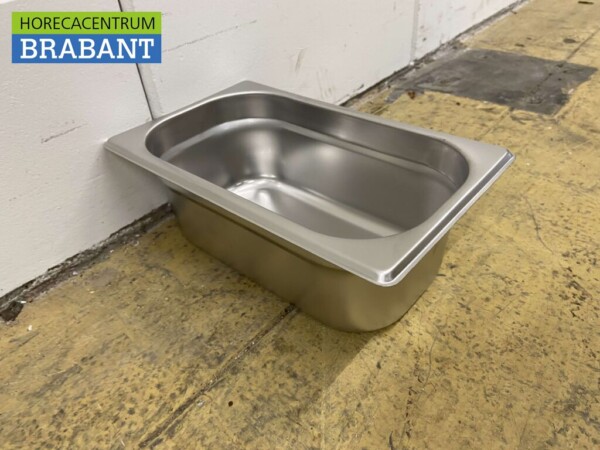 Stainless steel Gastronorm Tray GN Tray 1/4 Depth 100 mm Catering - Image 3