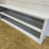 Stainless steel Wall Cabinet Open model 200 cm Catering - Image 2