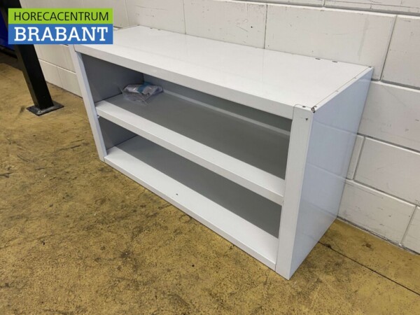 Stainless steel Wall Cupboard Cabinet Open model 120 cm Catering - Image 2