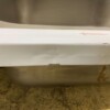 Stainless steel Sink Sheet Double Sinks 210 x 70 cm Catering - Image 4