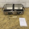 Stainless steel Double Contact Grill Paninigrill Grill Ribbed/Smooth 230V Catering