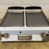 Stainless steel Giorik griddle griddle griddle 2 zones 80 cm GAS Horeca