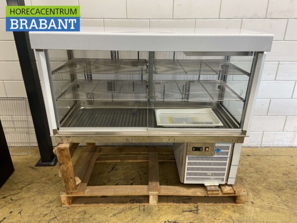 Stainless steel Meastro Drop-in Recessed Refrigerated Display Case 148 cm 230V Catering