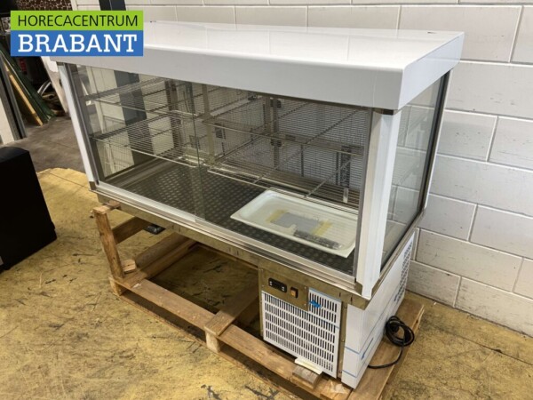 Stainless steel Meastro Drop-in Recessed Refrigerated Display Case 148 cm 230V Catering - Image 2
