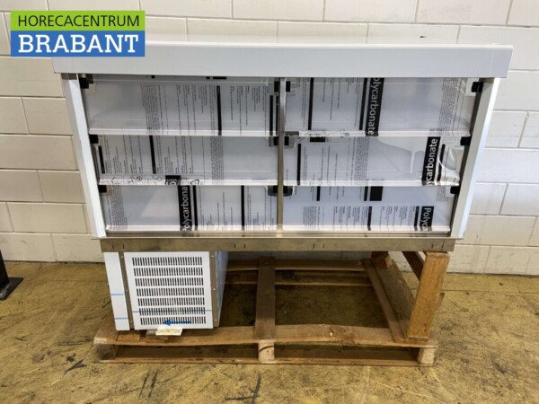 Stainless steel Meastro Drop-in Recessed Refrigerated Display Case 148 cm 230V Catering - Image 4
