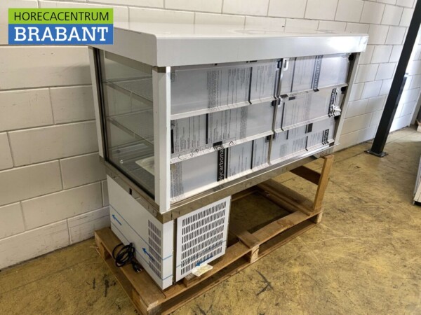 Stainless steel Meastro Drop-in Recessed Refrigerated Display Case 148 cm 230V Catering - Image 5