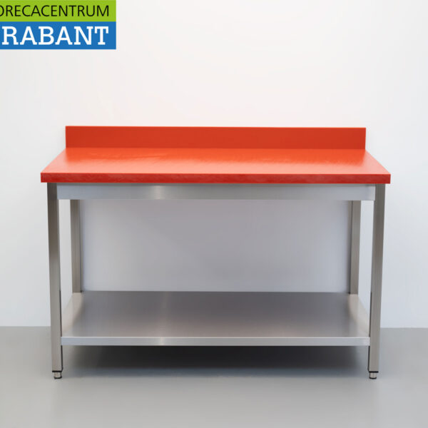 Stainless steel Polyethylene PE Cutting Table Work Table 140 cm Catering Butchery