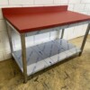 Stainless steel Polyethylene PE Cutting Table Work Table 140 cm Catering Butchery - Image 3